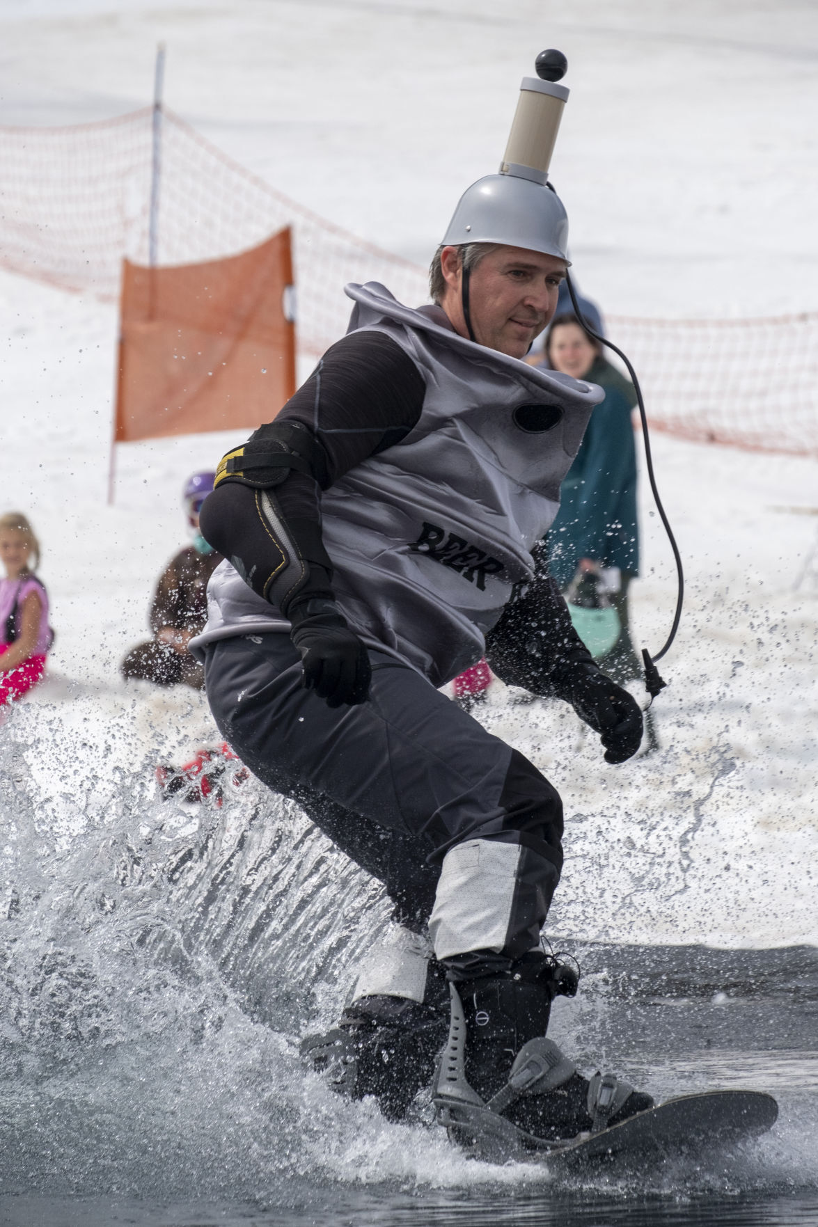 Slush Cup Pond Skim at Pomerelle